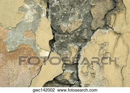 Close-up of a cracked wall View Large Photo Image Stock Image - Close-up of a cracked wall. Fotosearch