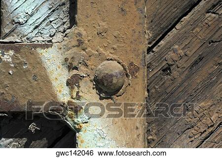 Close-up of a weathered door View Large Photo Image Stock Photograph - Close-up of a weathered door. Fotosearch