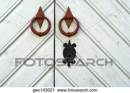 Close-up of a closed door View Large Photo Image Stock Image - Close-up of a closed door. Fotosearch