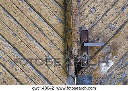 Close-up of a closed door View Large Photo Image Stock Image - Close-up of a closed door. Fotosearch