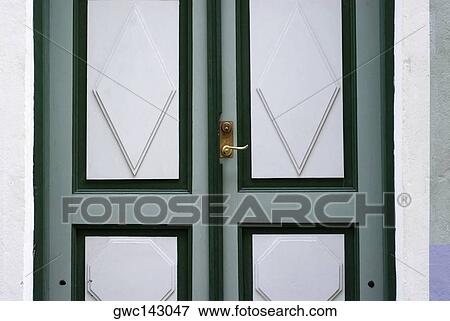Close-up of a closed door View Large Photo Image Stock Photo - Close-up of a closed door. Fotosearch