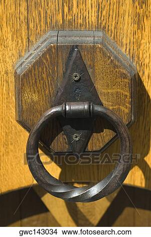 Close-up of a doorknocker View Large Photo Image Picture - Close-up of a doorknocker. Fotosearch