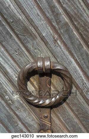 Close-up of a metal doorknocker View Large Photo Image Stock Image - Close-up of a metal doorknocker. Fotosearch
