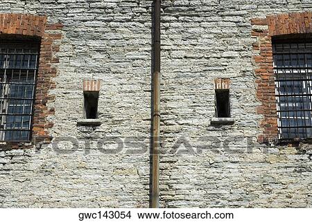 Picture - Windows on a wall. Fotosearch