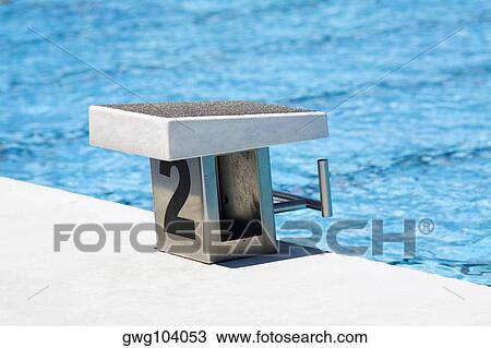 Diving platform at a swimming pool View Large Photo Image Stock Image - Diving platform at a swimming pool. Fotosearch