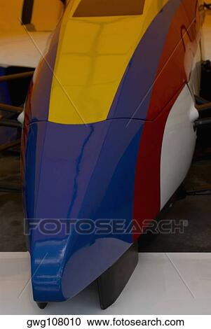 Stock Image - Close-up of a racecar. Fotosearch
