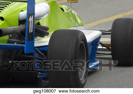 Close-up of a racecar View Large Photo Image Stock Photo - Close-up of a racecar. Fotosearch