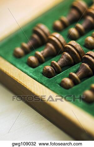 Close-up of chess pieces in a wooden box View Large Photo Image Stock Image - Close-up of chess pieces in a wooden box. Fotosearch