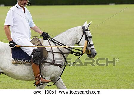 Man playing polo View Large Photo Image Stock Image - Man playing polo. Fotosearch