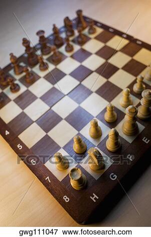Close-up of chess pieces on a chess board View Large Photo Image Stock Photo - Close-up of chess pieces on a chess board. Fotosearch