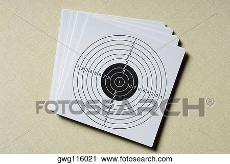 High angle view of targets View Large Photo Image Stock Image - High angle view of targets. Fotosearch