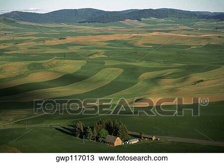 Aerial, farm country View Large Photo Image Stock Image - Aerial, farm country . Fotosearch
