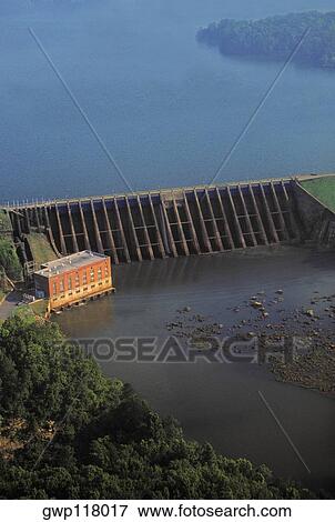 Stock Photo - Bartlett's Ferry hydroelectric dam, Georgia, USA. Fotosearch