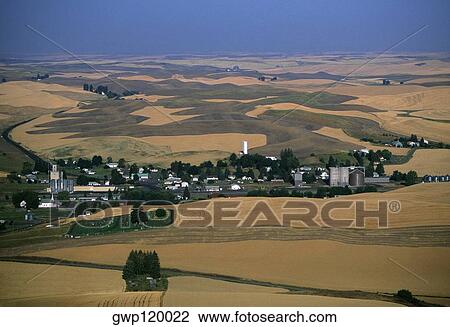 Small farm community, Washington state View Large Photo Image Stock Image - Small farm community, Washington state. Fotosearch