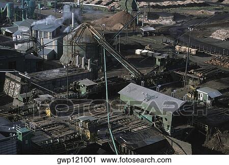 Aerial of large sawmill, Idaho View Large Photo Image Stock Image - Aerial of large sawmill, Idaho. Fotosearch