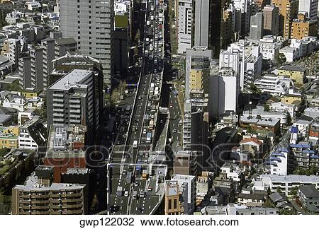 Aerial view of Tokyo, Japan View Large Photo Image Stock Image - Aerial view of Tokyo, Japan. Fotosearch