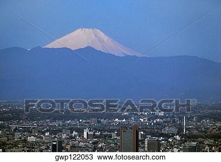 Aerial view of Tokyo, Japan with Mt. Fuji View Large Photo Image Stock Image - Aerial view of Tokyo, Japan with Mt. Fuji. Fotosearch