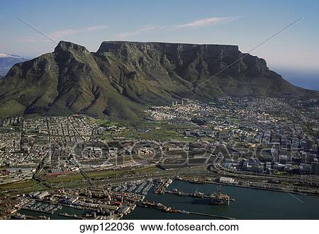 Capetown, South Africa, aerial view View Large Photo Image Stock Photograph - Capetown, South Africa, aerial view. Fotosearch