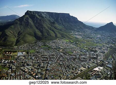 Capetown, South Africa, aerial view View Large Photo Image Stock Photography - Capetown, South Africa, aerial view. Fotosearch
