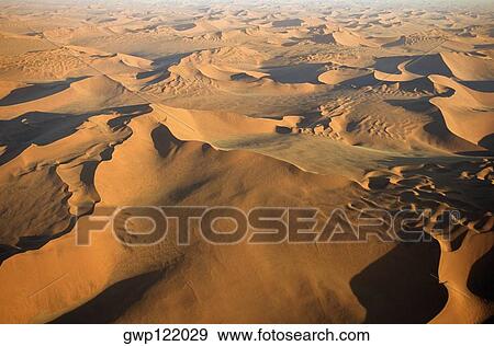 Dunes in the Namib Desert, Namibia, Aerial view View Large Photo Image Stock Photo - Dunes in the Namib Desert, Namibia, Aerial view. Fotosearch