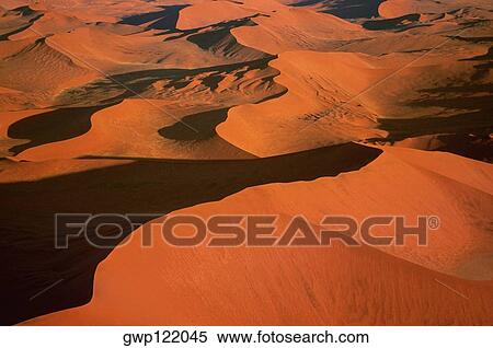 Dunes in the Namib Desert, Namibia, Aerial view View Large Photo Image Stock Photography - Dunes in the Namib Desert, Namibia, Aerial view. Fotosearch