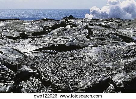 Patterns in Pahoehoe lava, Big Island, Hawaii View Large Photo Image Stock Photograph - Patterns in Pahoehoe lava, Big Island, Hawaii . Fotosearch