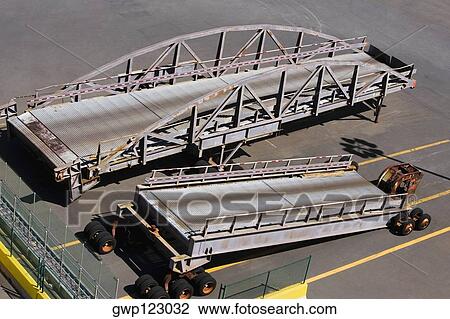 High angle view of two bridges at a commercial dock View Large Photo Image Stock Image - High angle view of two bridges at a commercial dock. Fotosearch