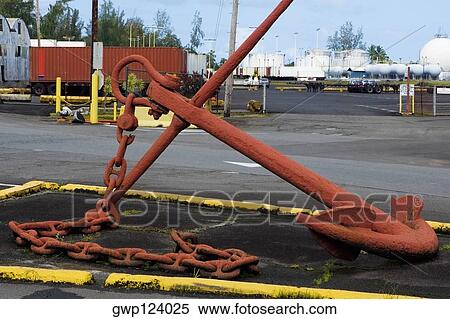 Stock Photography - Close-up of an anchor. Fotosearch