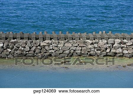 Stock Photo - Jetty in the sea. Fotosearch