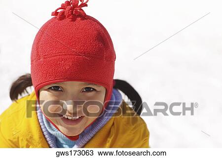 Portrait of a girl smiling View Large Photo Image Stock Image - Portrait of a girl smiling. Fotosearch