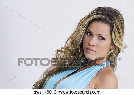 Portrait of a young woman View Large Photo Image Stock Image - Portrait of a young woman. Fotosearch