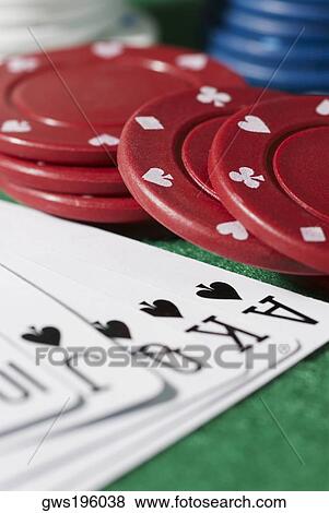 Close-up of the poker of spades with gambling chips on a gambling table View Large Photo Image Stock Photo - Close-up of the poker of spades with gambling chips on a gambling table. Fotosearch