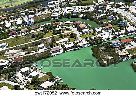 Aerial view of a city, Florida Keys, Florida, USA View Large Photo Image Stock Image - Aerial view of a city, Florida Keys, Florida, USA. Fotosearch