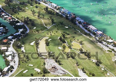 Aerial view of tourist resorts along the sea, Florida Keys, Florida, USA View Large Photo Image Stock Photo - Aerial view of tourist resorts along the sea, Florida Keys, Florida, USA. Fotosearch