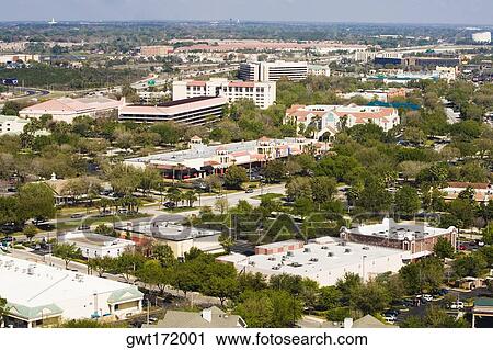 Buildings in a city, Orlando, Florida, USA View Large Photo Image Stock Image - Buildings in a city, Orlando, Florida, USA. Fotosearch