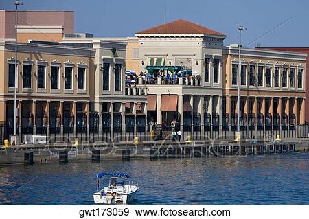 Building at the waterfront, Harbor Island, Hillsborough River, Tampa, Florida, USA View Large Photo Image Stock Photo - Building at the waterfront, Harbor Island, Hillsborough River, Tampa, Florida, USA. Fotosearch