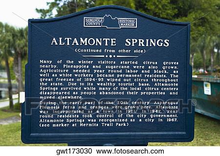 Close-up of an information board, Altamonte Springs, Orlando, Florida, USA View Large Photo Image Stock Image - Close-up of an information board, Altamonte Springs, Orlando, Florida, USA. Fotosearch