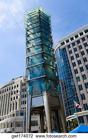 Stock Image - Low angle view of buildings in a city, Orlando, Florida, USA. Fotosearch