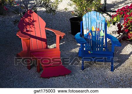 High angle view of adirondack chairs, Florida Keys, Florida, USA View Large Photo Image Stock Image - High angle view of adirondack chairs, Florida Keys, Florida, USA. Fotosearch