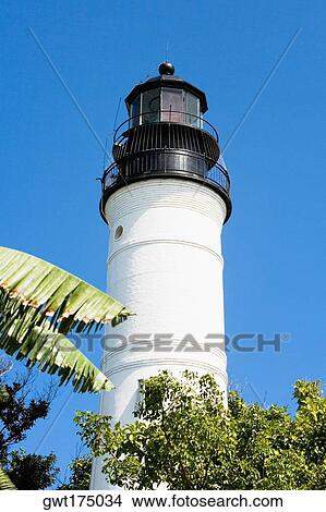 Low angle view of a lighthouse, Key West Lighthouse Museum, Key West, Florida, USA View Large Photo Image Picture - Low angle view of a lighthouse, Key West Lighthouse Museum, Key West, Florida, USA. Fotosearch