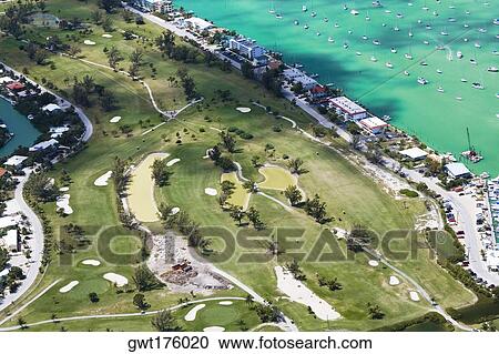 Aerial view of tourist resorts along the sea, Florida Keys, Florida, USA View Large Photo Image Stock Image - Aerial view of tourist resorts along the sea, Florida Keys, Florida, USA. Fotosearch