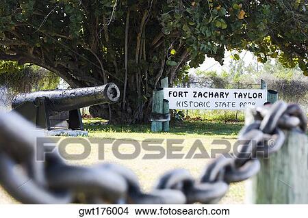 Cannon in a field, Fort Zachary Taylor State Park, Key West, Florida, USA View Large Photo Image Picture - Cannon in a field, Fort Zachary Taylor State Park, Key West, Florida, USA. Fotosearch