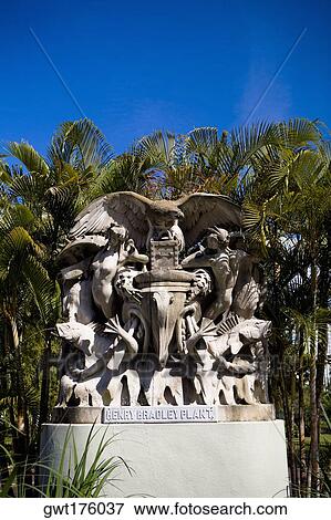 Close-up of a statue in front of palm trees, Plant Park, University Of Tampa, Tampa, Florida, USA View Large Photo Image Stock Photo - Close-up of a statue in front of palm trees, Plant Park, University Of Tampa, Tampa, Florida, USA. Fotosearch