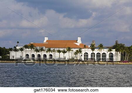 Museum at the waterfront, Flagler Museum, Palm Beach, Florida, USA View Large Photo Image Picture - Museum at the waterfront, Flagler Museum, Palm Beach, Florida, USA. Fotosearch