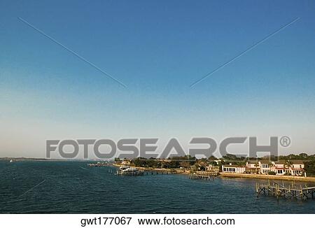 Houses at the waterfront, St. Augustine, Florida, USA View Large Photo Image Stock Photo - Houses at the waterfront, St. Augustine, Florida, USA. Fotosearch