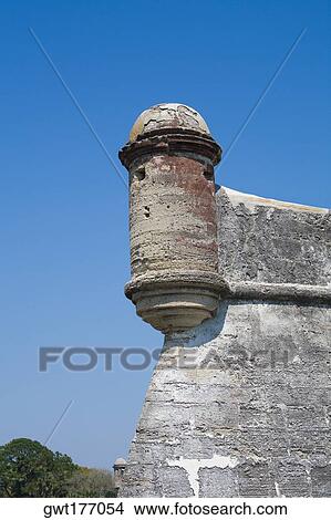 Low angle view of a castle, Castillo De San Marcos National Monument, St. Augustine, Florida, USA View Large Photo Image Picture - Low angle view of a castle, Castillo De San Marcos National Monument, St. Augustine, Florida, USA. Fotosearch