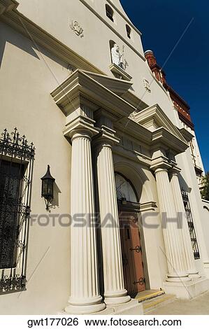 Low angle view of a cathedral, St. Augustine, Florida, USA View Large Photo Image Stock Photograph - Low angle view of a cathedral, St. Augustine, Florida, USA. Fotosearch