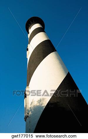 Low angle view of a lighthouse, St. Augustine Lighthouse And Museum, St. Augustine, Florida, USA View Large Photo Image Stock Photography - Low angle view of a lighthouse, St. Augustine Lighthouse And Museum, St. Augustine, Florida, USA. Fotosearch