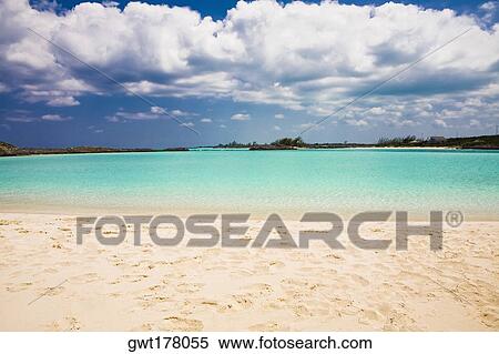 Clouds over the sea, Caribbean Sea, Exuma, Bahamas View Large Photo Image Stock Photography - Clouds over the sea, Caribbean Sea, Exuma, Bahamas. Fotosearch
