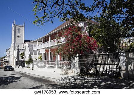 Government building at the roadside, Nassau, Bahamas View Large Photo Image Stock Image - Government building at the roadside, Nassau, Bahamas. Fotosearch